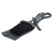Silver Brushed Steel Crook Top Hearth Tidy Set-Cheshire Furniture Outlet