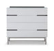 Alberto Wide Chests Of Six Drawer White Matt Lacquer-Cheshire Furniture Outlet