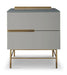 Alberto Narrow Chests Of Two Drawer White Matt Lacquer-Cheshire Furniture Outlet