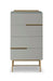 Alberto Narrow Chests Of Four Drawer White Matt Lacquer-Cheshire Furniture Outlet