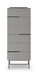 Alberto Narrow Chests Of Six Drawer White Matt Lacquer-Cheshire Furniture Outlet