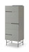 Alberto Narrow Chests Of Six Drawer White Matt Lacquer-Cheshire Furniture Outlet