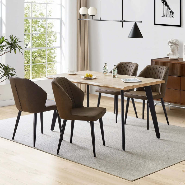 Vintage Walnut 2 Dining Chairs-Cheshire Furniture Outlet