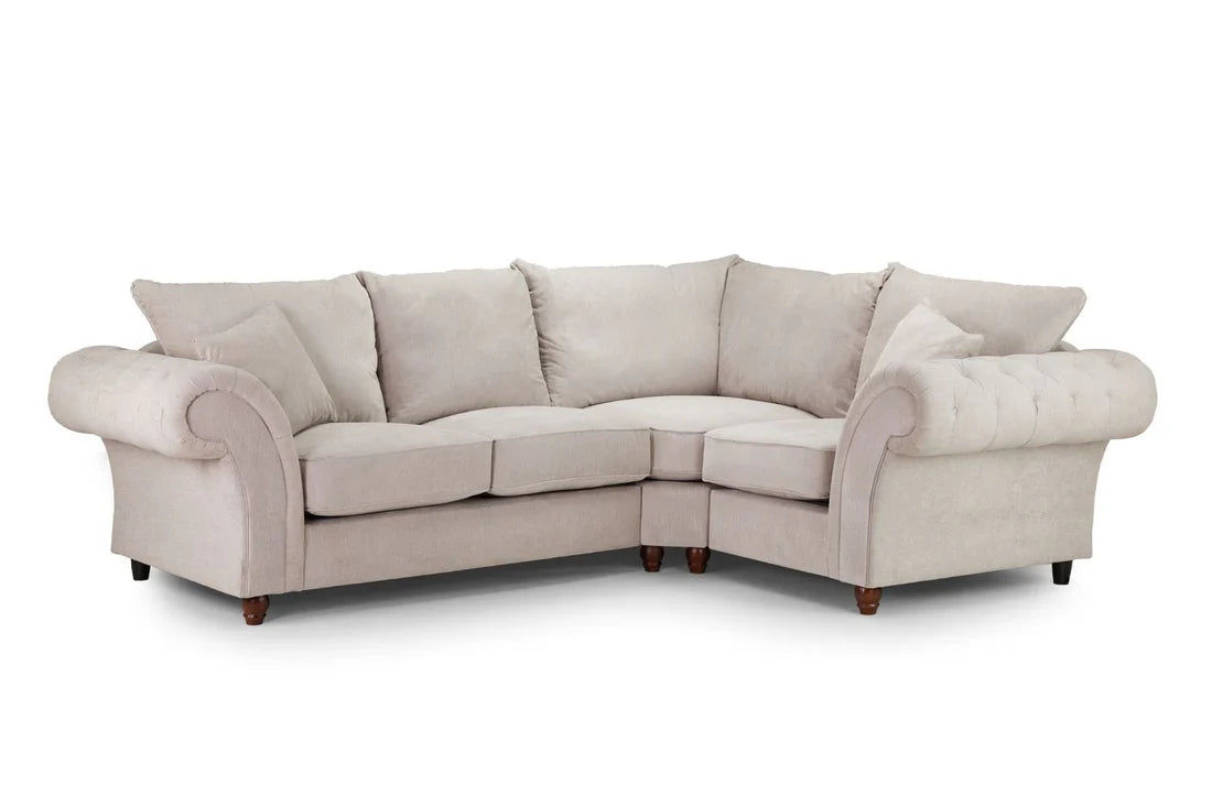 Windsor Fullback Sofa Stone Right Hand Facing Corner — Cheshire ...