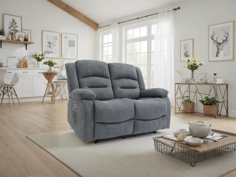 Alva Electric Recliner 2 Seater Sofa