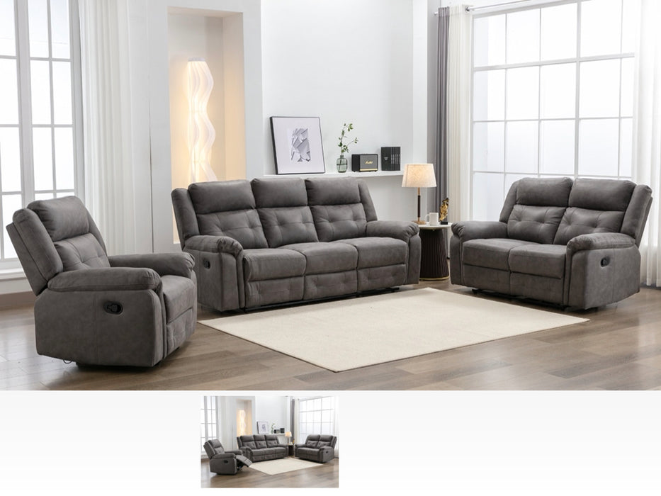 Berkeley 3+2 Suite Dark Grey