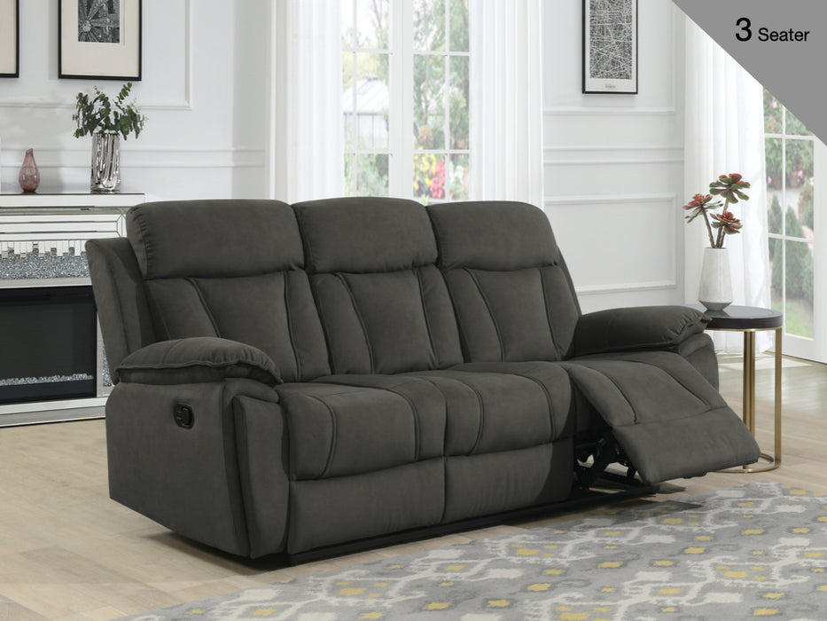 Kensington 3 Seater Recliner Chocolate