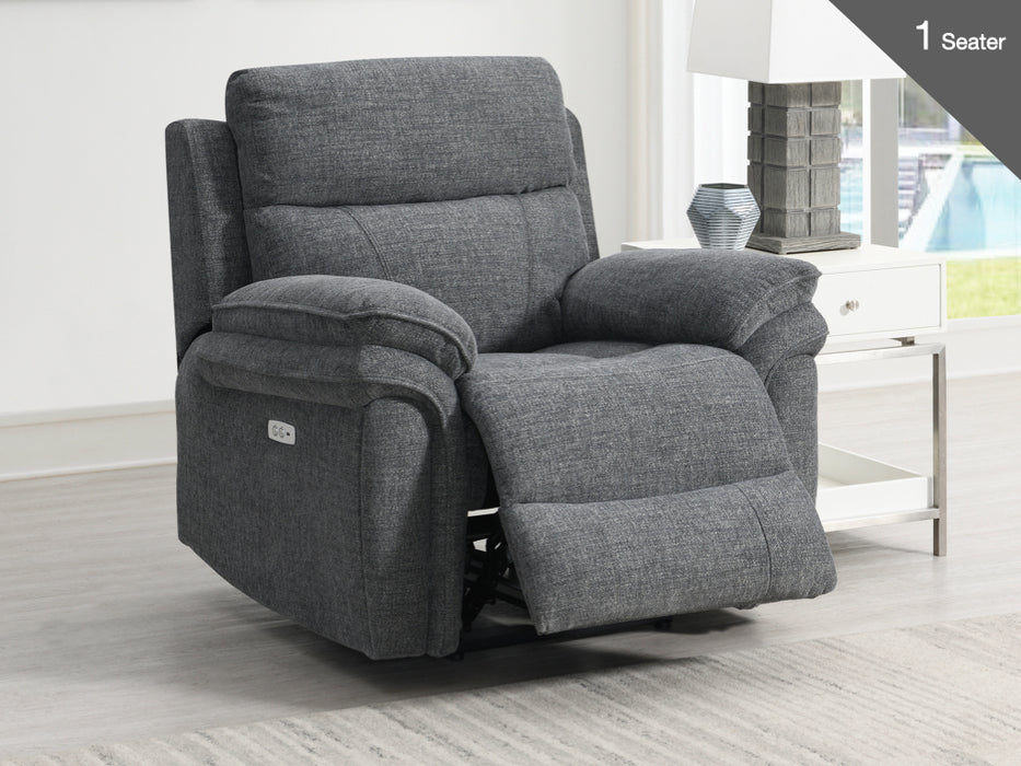 Harrow 3+1+1 Suite Dark Grey (Electric)