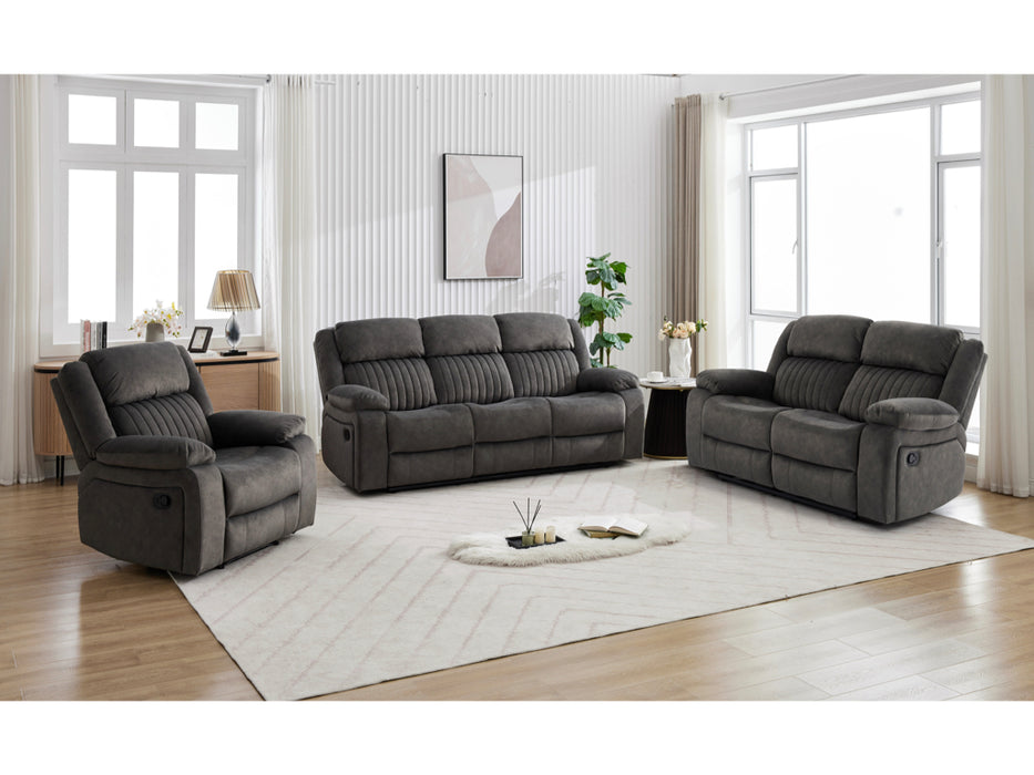 Morgan 3+2 Recliner Suite Iron