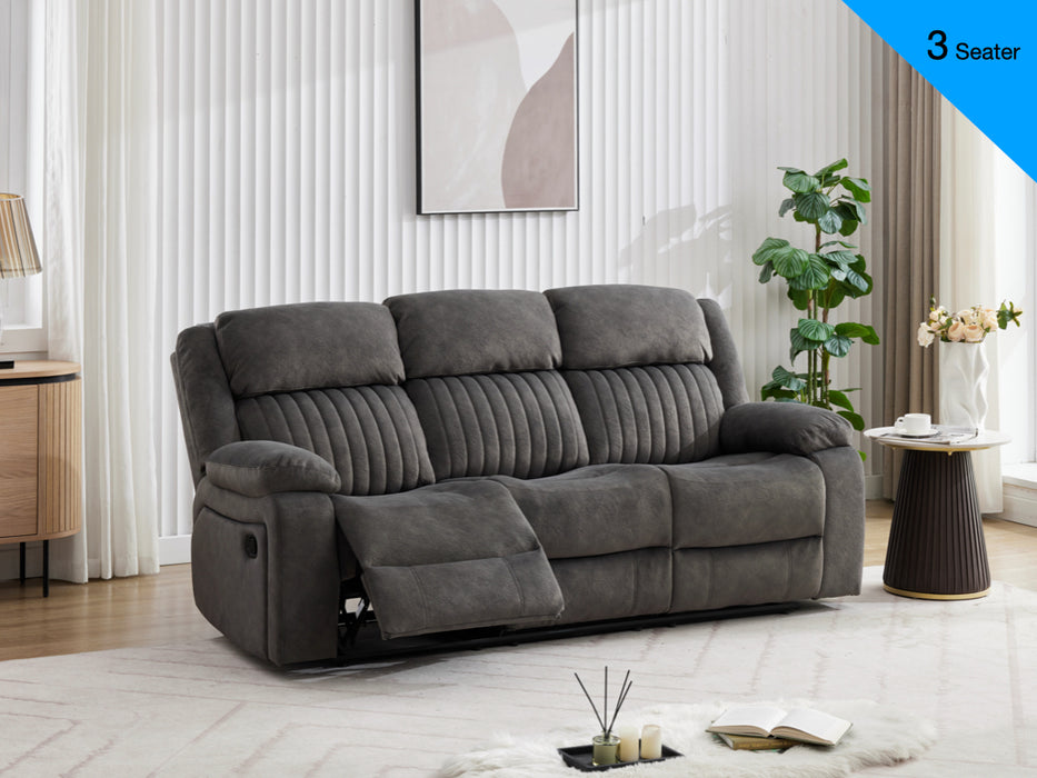 Morgan 3+2 Recliner Suite Iron