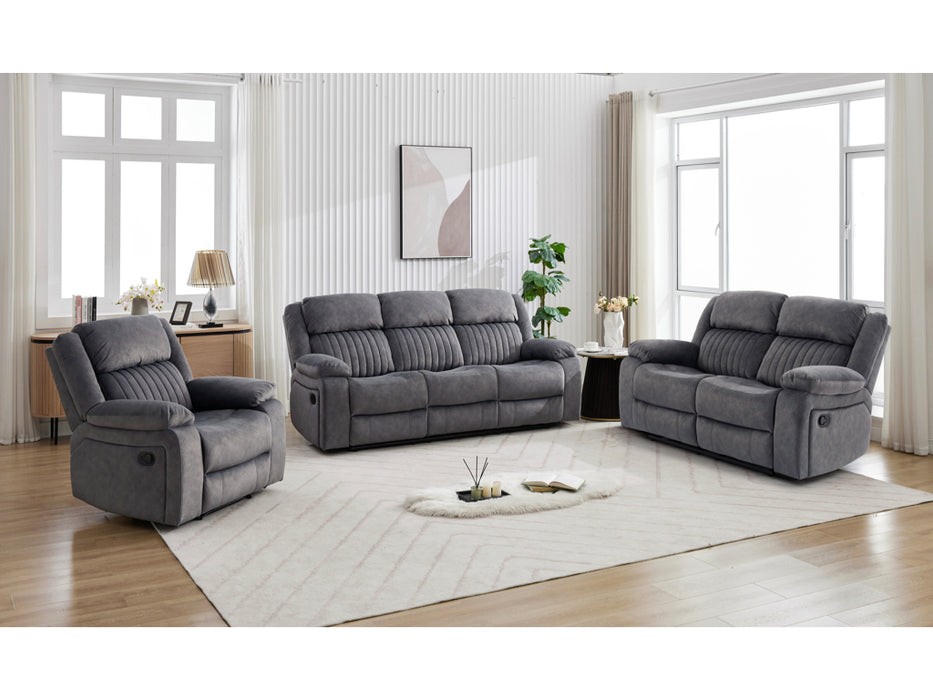 Morgan 3+1+1 Suite Recliner Slate Grey