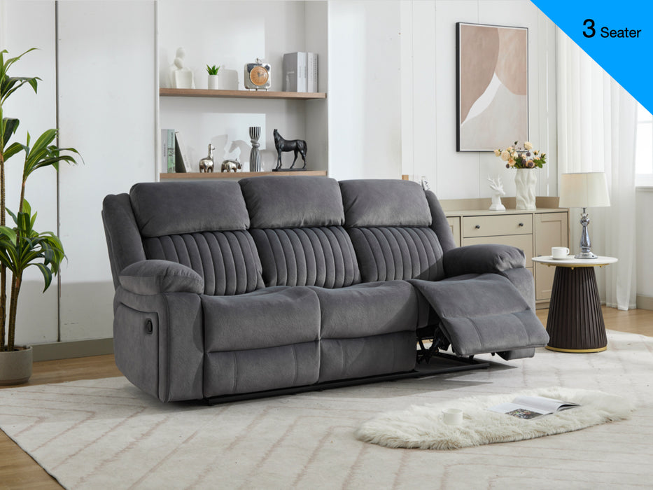 Morgan 3+2 Suite Recliner Slate Grey
