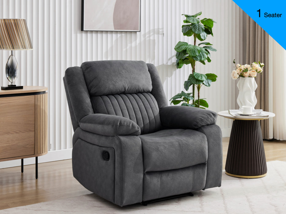 Morgan Chair Recliner Slate Grey
