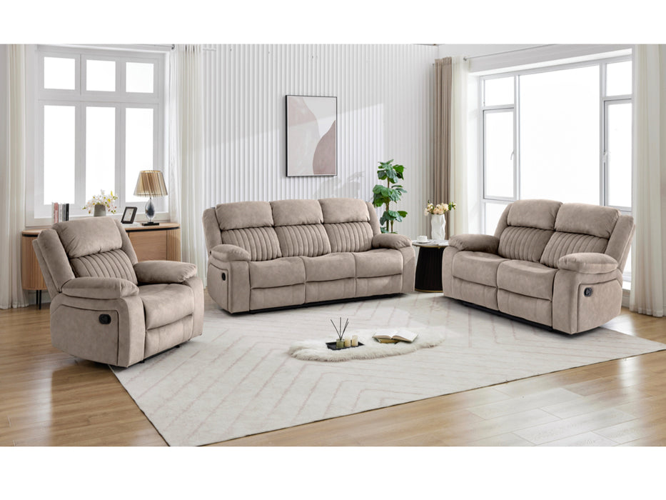 Morgan 3+2 Recliner Suite Taupe