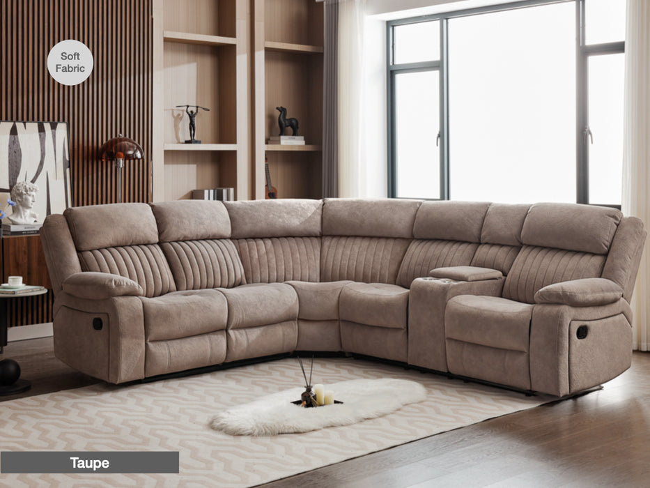 Morgan Corner Suite Taupe