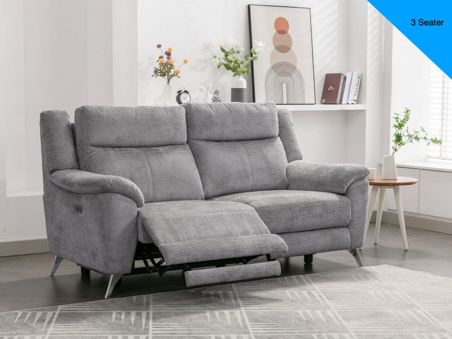 Monroe 3 Seater Ash (Electric)