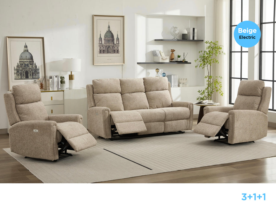 Mayfair 3+1+1 Suite Beige(Electric)