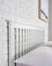 Snowy White Double Ottoman Wooden Storage Bed-Cheshire Furniture Outlet