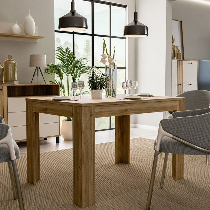 Grafton 4-6 Seater Extending Dining Table in Oak 120x78.2cm