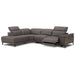 SlateLux Power Reclining Leather Sectional Sofa-Cheshire Furniture Outlet
