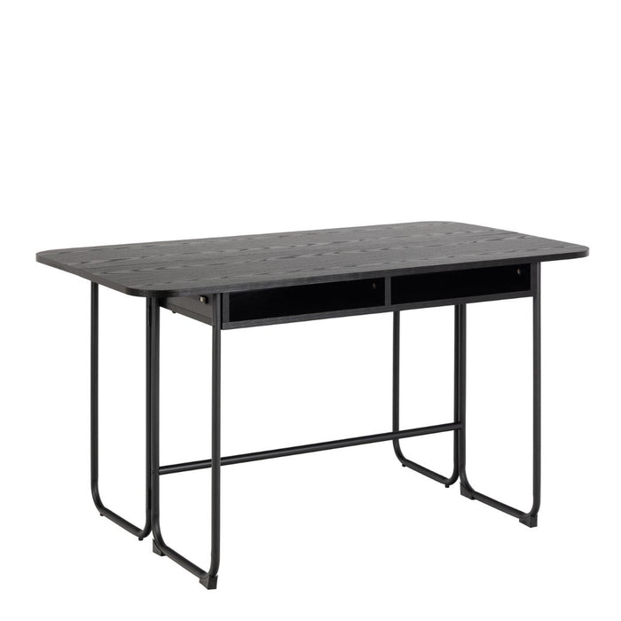 Darlington 2-4 Seater Dining Table in Black 80x77cm