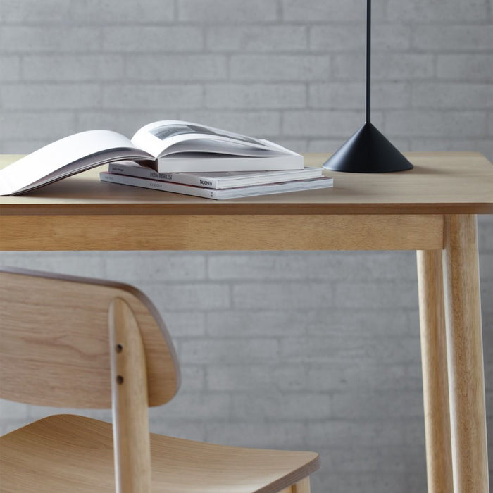 Barlow 4 seater Rectangular Dining Table in Matt Oak 120x74.8cm