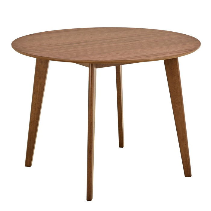 Furniture To Go, Roxby 4 Seater Round Dining Table in Walnut 120x76cm, Sold by Cheshire Furniture Outlet