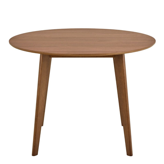 Furniture To Go, Roxby 4 Seater Round Dining Table in Walnut 120x76cm, Sold by Cheshire Furniture Outlet