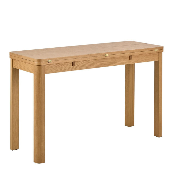 Southampton 2-4 Seater Extendable Rectangular dining table in Matt Oak 45-90cm