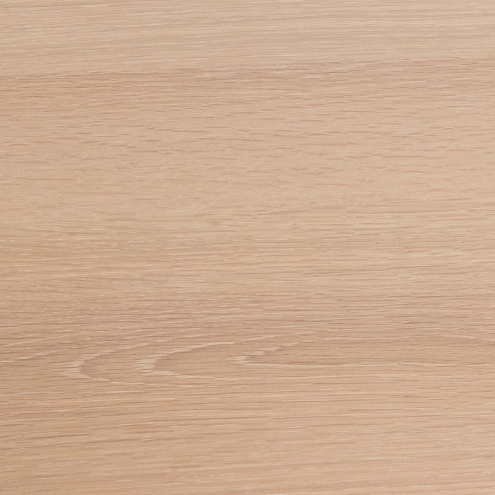 Christo 4 Seater Round Pedestal Dining Table in White Oak 120x75cm