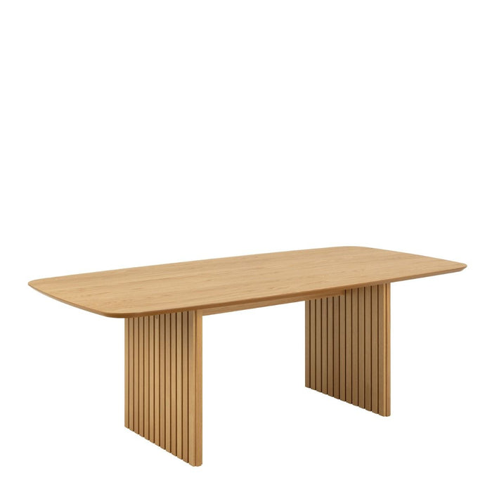 Christo 6 Seater Rectangular Dining Table in Oak 220x75cm