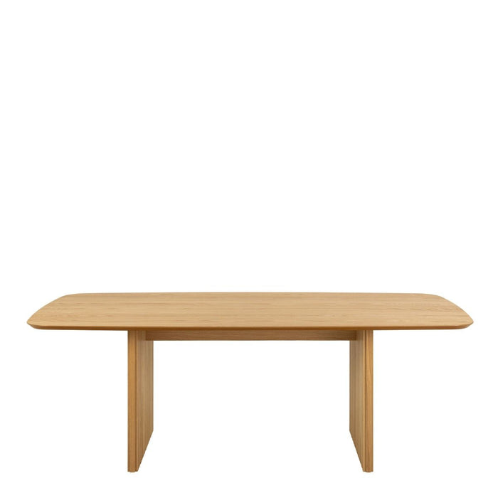 Christo 6 Seater Rectangular Dining Table in Oak 220x75cm