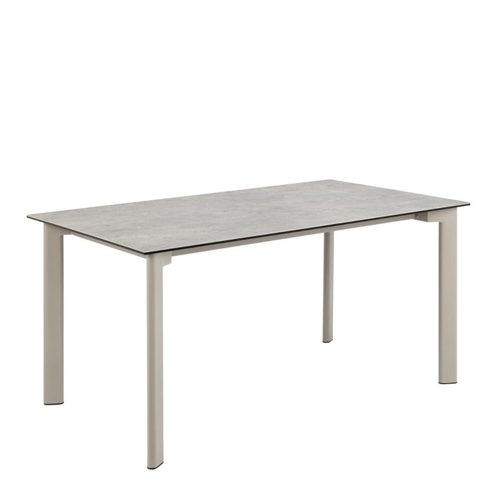 Palermo 6 Seater Ceramic Dining Table in Grey 160x75cm