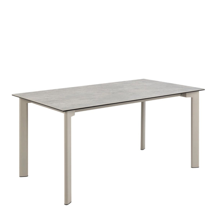 Palermo 6 Seater Ceramic Dining Table in Grey 160x75cm