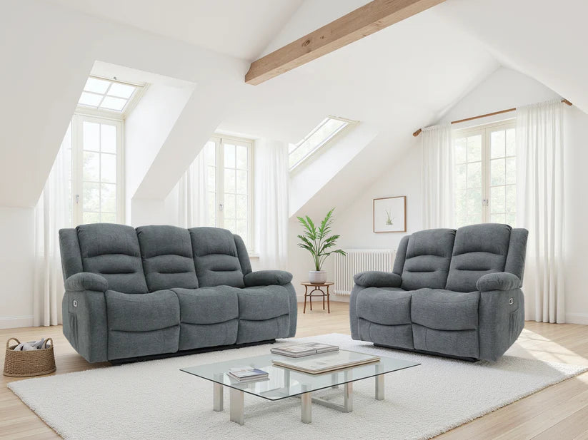 Alva Electric Recliner Sofa 3+2 Set