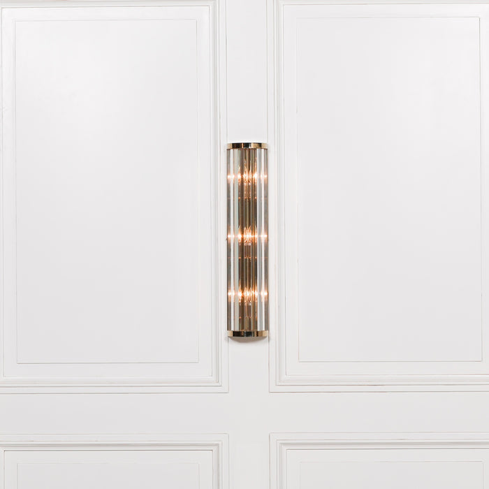 Gold Deco Wall Light 71cm