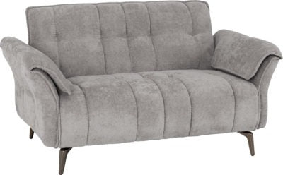 Amalfi 2 Seater Sofa, Grey Fabric