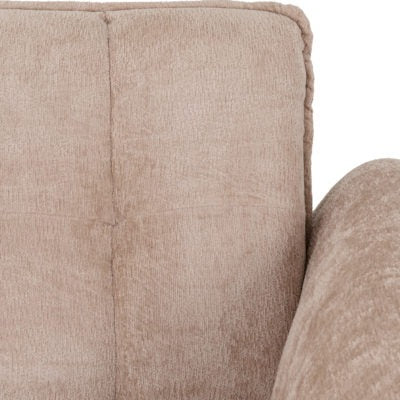 Amalfi 3 Seater Sofa, Champagne Fabric