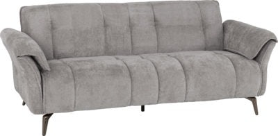Amalfi 3 Seater Sofa, Grey Fabric