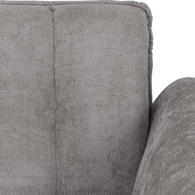 Amalfi 3 Seater Sofa, Grey Fabric