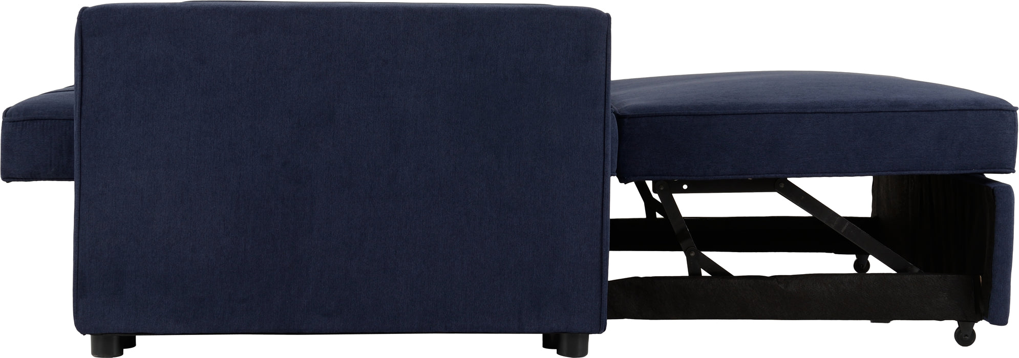 Astoria 2 Seater Sofa Bed, Navy Blue Fabric