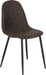 athens dining chair brown