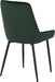 green sapphire velvet dining chair