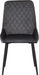avery dining chair grey velvet