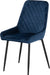 avery dining chair sapphire blue velvet