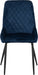 avery dining chair sapphire blue velvet