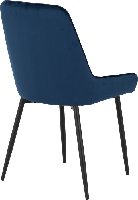 avery sapphiore blue dining chair
