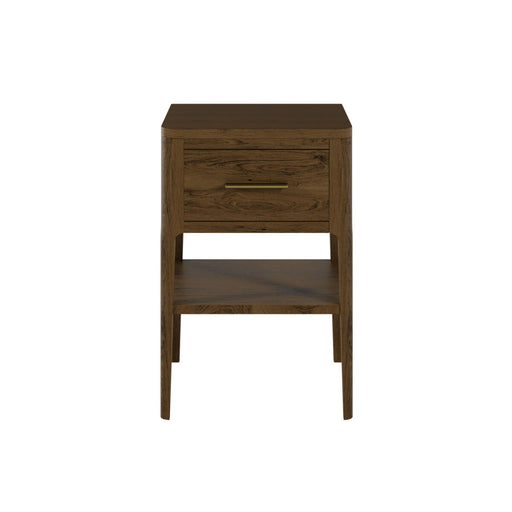 Abberley Bedside | Brown | 1 Drawer-Cheshire Furniture Outlet