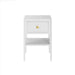 Abberley Bedside | White | 1 Drawer-Cheshire Furniture Outlet