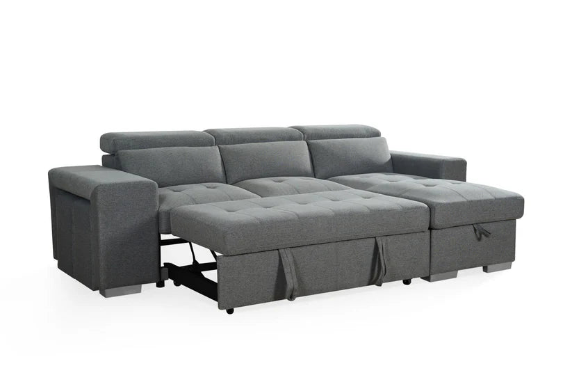 Artemis Sofabed Grey Universal Corner